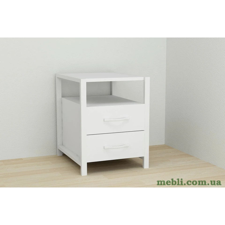 Тумба універсальна Ferrum-decor Вів'єн 2/2 50x41x40 білий ДСП Білий 16мм