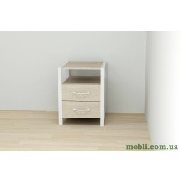 Тумба універсальна Ferrum-decor Вів'єн 2/2 50x41x40 білий ДСП Дуб Сонома 16мм