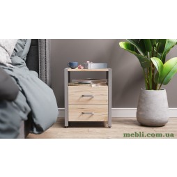 Тумба універсальна Ferrum-decor Вів'єн 2/2 50x41x40 сірий ДСП Дуб Артизан 16мм