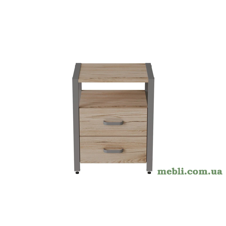 Тумба універсальна Ferrum-decor Вів'єн 2/2 50x41x40 сірий ДСП Дуб Артизан 16мм