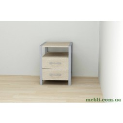 Тумба універсальна Ferrum-decor Вів'єн 2/2 50x41x40 сірий ДСП Дуб Сонома 16мм