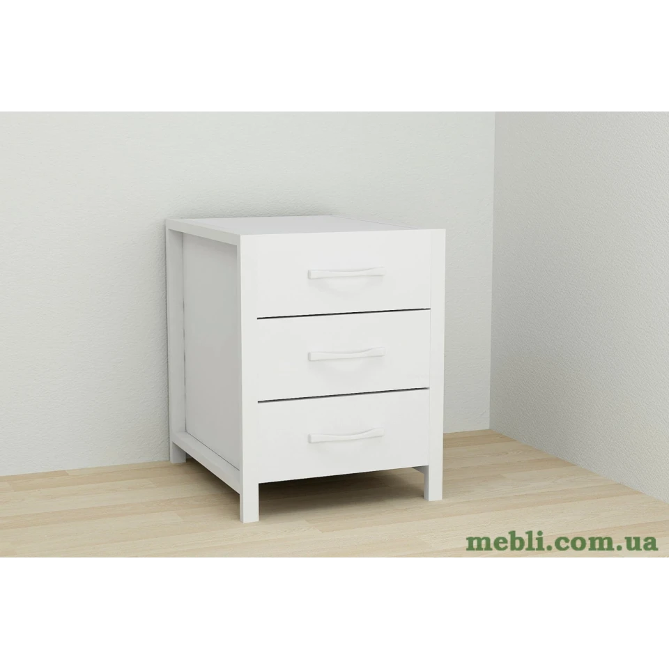 Тумба універсальна Ferrum-decor Вів'єн 3 50x41x40 білий ДСП Білий 16мм