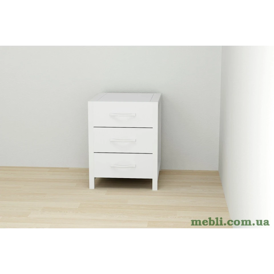 Тумба універсальна Ferrum-decor Вів'єн 3 50x41x40 білий ДСП Білий 16мм