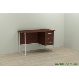 Комп'ютерний стіл Ferrum-decor Гаррі 75x120x60 білий ДСП Венге 16мм