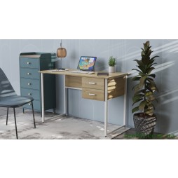 Комп'ютерний стіл Ferrum-decor Гаррі 75x120x60 сірий ДСП Дуб Сонома 32мм