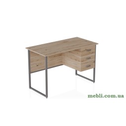 Комп'ютерний стіл Ferrum-decor Гаррі 75x120x70 сірий ДСП Дуб Артізан 32мм