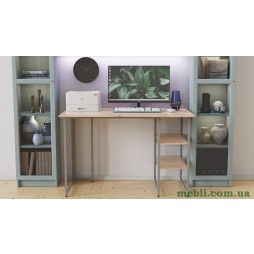 Комп'ютерний стіл Ferrum-decor Гаррі 75x120x70 сірий ДСП Дуб Сонома 16мм