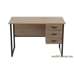 Комп'ютерний стіл Ferrum-decor Гаррі 75x120x70 чорний ДСП Дуб Артизан 16мм