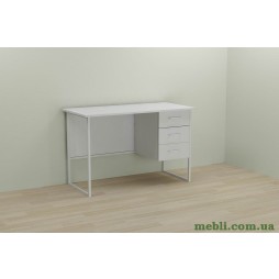 Комп'ютерний стіл Ferrum-decor Гаррі 75x140x60 білий ДСП Білий 16мм
