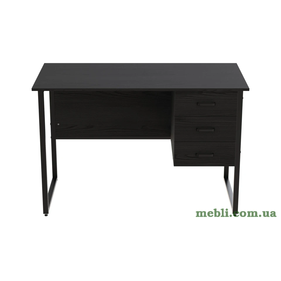 Комп'ютерний стіл Ferrum-decor Гаррі 75x140x60 чорний ДСП Венге 16мм
