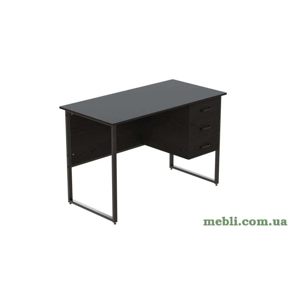 Комп'ютерний стіл Ferrum-decor Гаррі 75x140x60 чорний ДСП Венге 16мм
