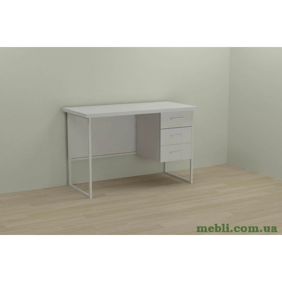 Комп'ютерний стіл Ferrum-decor Гаррі 75x140x70 білий ДСП Білий 32мм