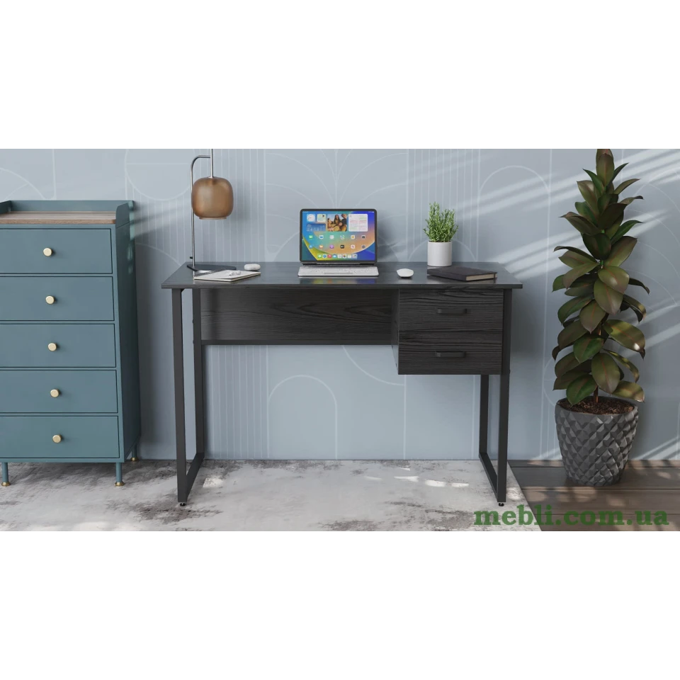 Комп'ютерний стіл Ferrum-decor Гаррі 75x140x70 білий ДСП Дуб Сонома Труфель 32мм