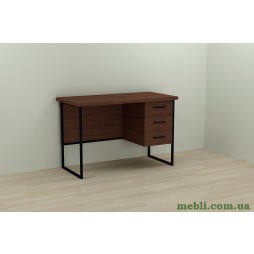 Комп'ютерний стіл Ferrum-decor Гаррі 76x140x60 чорний ДСП Венге 32мм