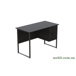 Комп'ютерний стіл Гаррі 76x140x60 чорний ДСП Сосна Кембра 32мм