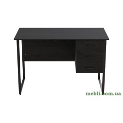 Комп'ютерний стіл Гаррі 76x140x70 чорний ДСП Сосна Кембра 32мм