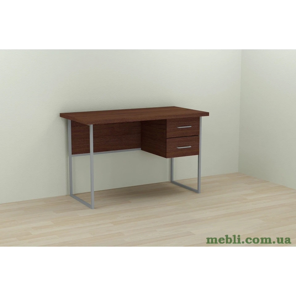 Комп'ютерний стіл Ferrum-decor Дакота 75x100x60 білий ДСП Венге 16мм