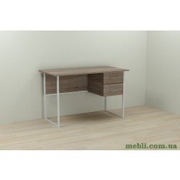 Комп'ютерний стіл Ferrum-decor Дакота 75x100x60 білий ДСП Дуб Сонома Трюфель 16мм