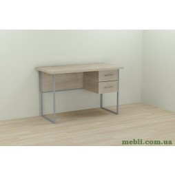 Комп'ютерний стіл Ferrum-decor Дакота 75x100x70 сірий ДСП Дуб Сонома 32мм