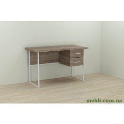 Комп'ютерний стіл Ferrum-decor Дакота 75x120x60 білий ДСП Дуб Сонома Труфель 32мм