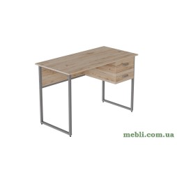 Комп'ютерний стіл Ferrum-decor Дакота 75x120x60 сірий ДСП Дуб Артізан 32мм