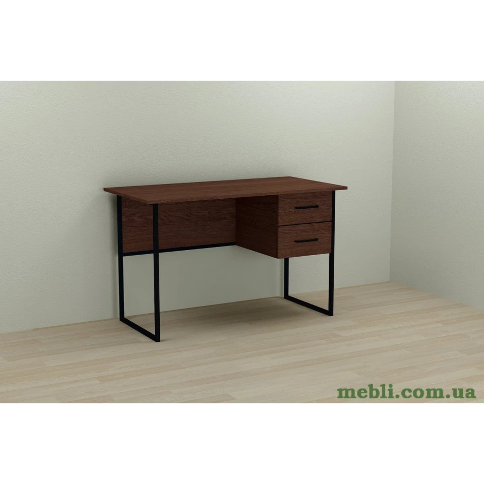 Комп'ютерний стіл Ferrum-decor Дакота 75x120x70 чорний ДСП Венге 16мм