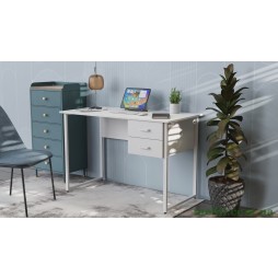 Комп'ютерний стіл Ferrum-decor Дакота 75x140x60 білий ДСП Білий 16мм