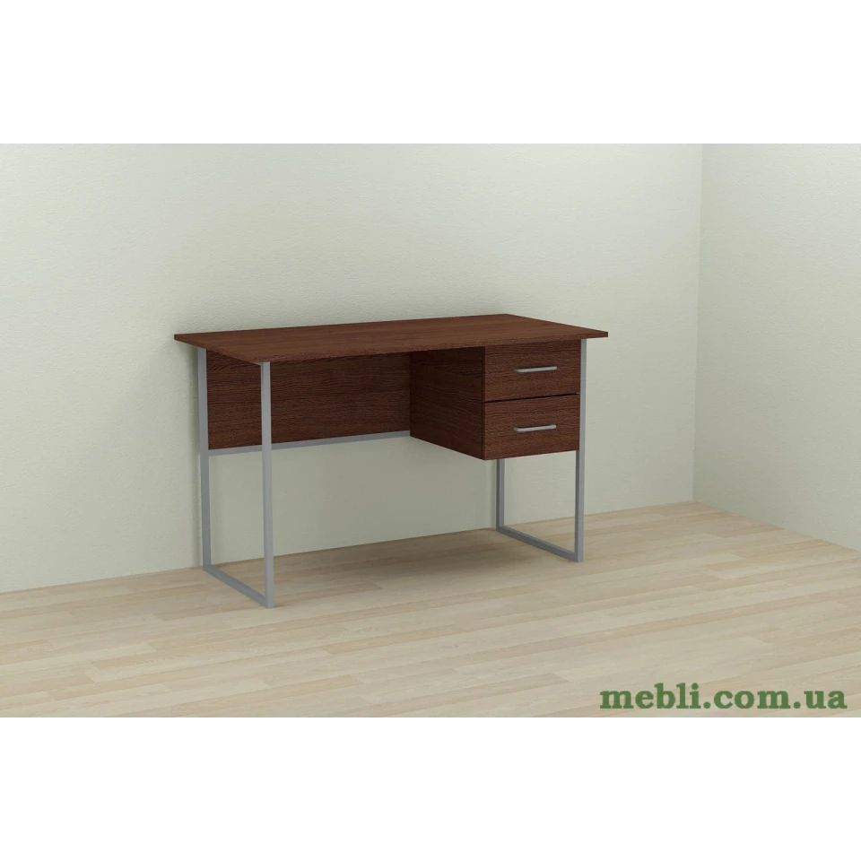 Комп'ютерний стіл Ferrum-decor Дакота 75x140x60 сірий ДСП Венге 16мм