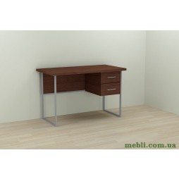 Комп'ютерний стіл Ferrum-decor Дакота 75x140x60 сірий ДСП Венге 32мм