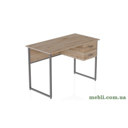 Комп'ютерний стіл Ferrum-decor Дакота 75x140x60 сірий ДСП Дуб Артізан 32мм