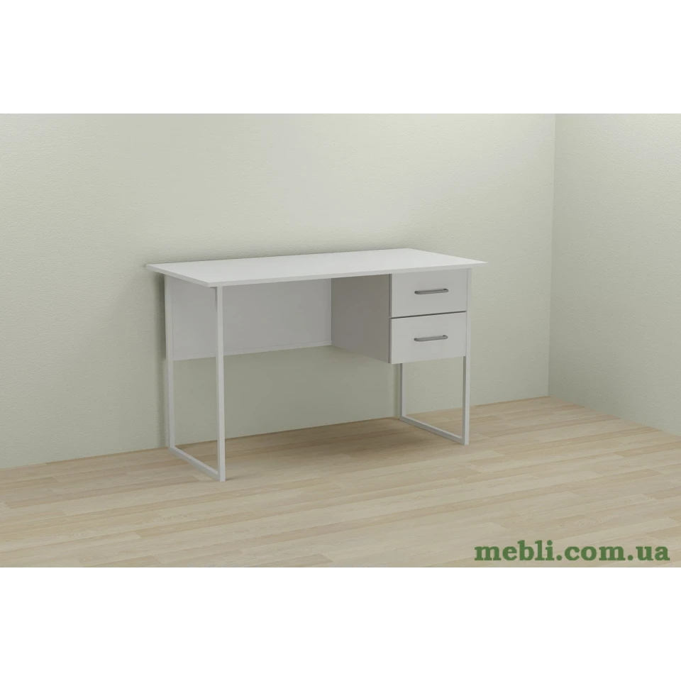 Комп'ютерний стіл Ferrum-decor Дакота 75x140x70 білий ДСП Білий 16мм