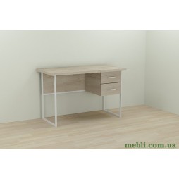 Комп'ютерний стіл Ferrum-decor Дакота 75x140x70 білий ДСП Дуб Сонома 32мм