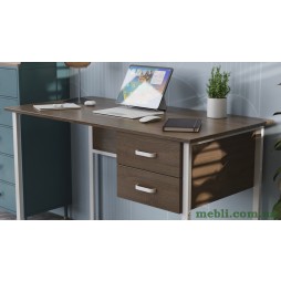 Комп'ютерний стіл Ferrum-decor Дакота 75x140x70 білий ДСП Дуб Сонома Труфель 16мм