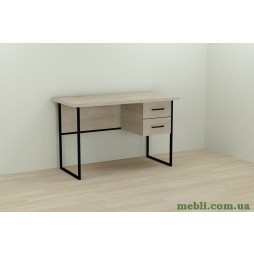 Комп'ютерний стіл Ferrum-decor Дакота 76x120x60 чорний ДСП Дуб Сонома 32мм