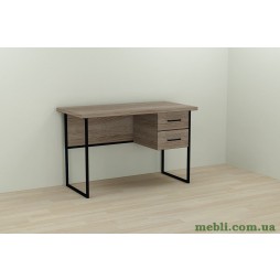 Комп'ютерний стіл Ferrum-decor Дакота 76x120x70 чорний ДСП Дуб Сонома Труфель 32мм