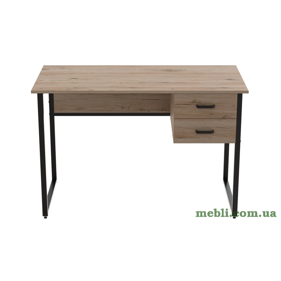 Комп'ютерний стіл Ferrum-decor Дакота 76x140x70 чорний ДСП Дуб Артізан 32мм