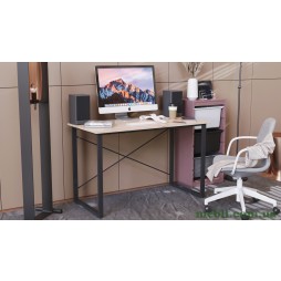 Комп'ютерний стіл Ferrum-decor Дейв 75x100x60 сірий ДСП Дуб Артізан 16мм