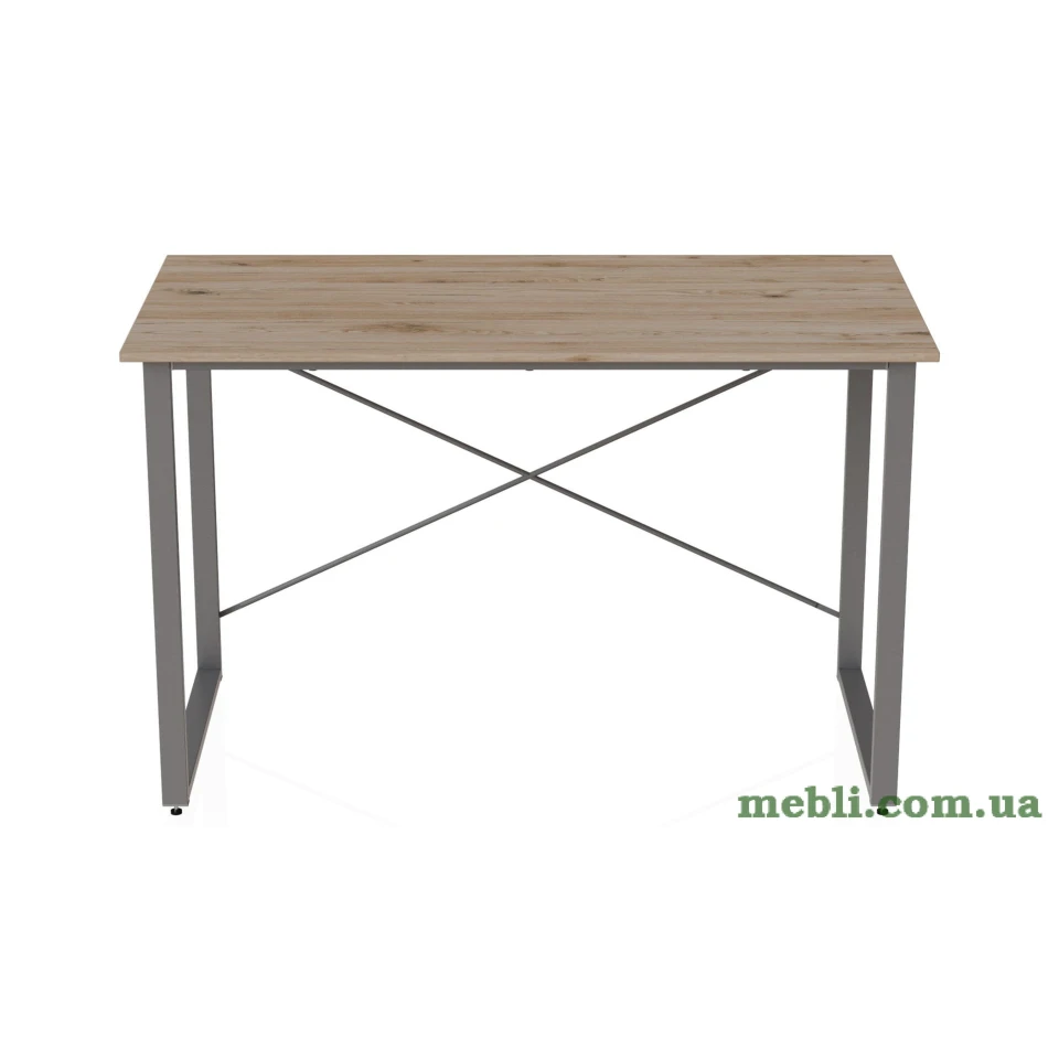 Комп'ютерний стіл Ferrum-decor Дейв 75x100x60 сірий ДСП Дуб Артізан 16мм