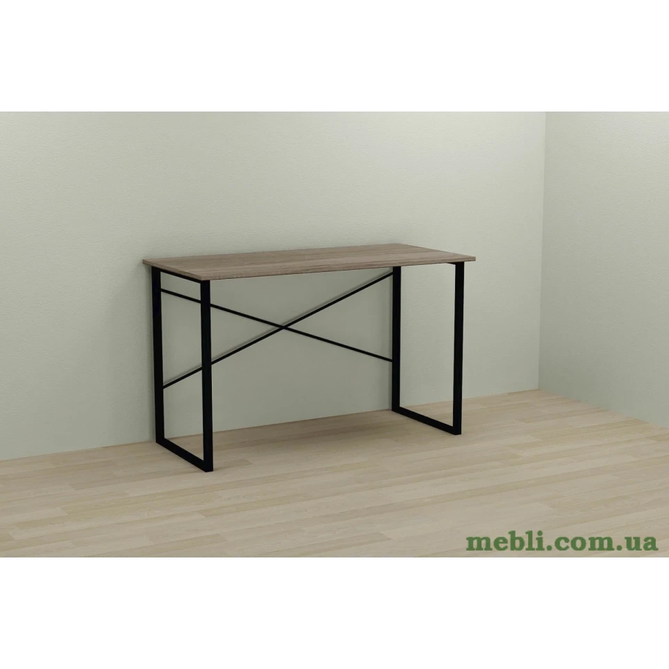 Комп'ютерний стіл Ferrum-decor Дейв 75x100x60 чорний ДСП Дуб Сонома Труфель 16мм