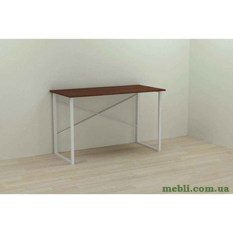 Комп'ютерний стіл Ferrum-decor Дейв 75x100x70 білий ДСП Венге 16мм