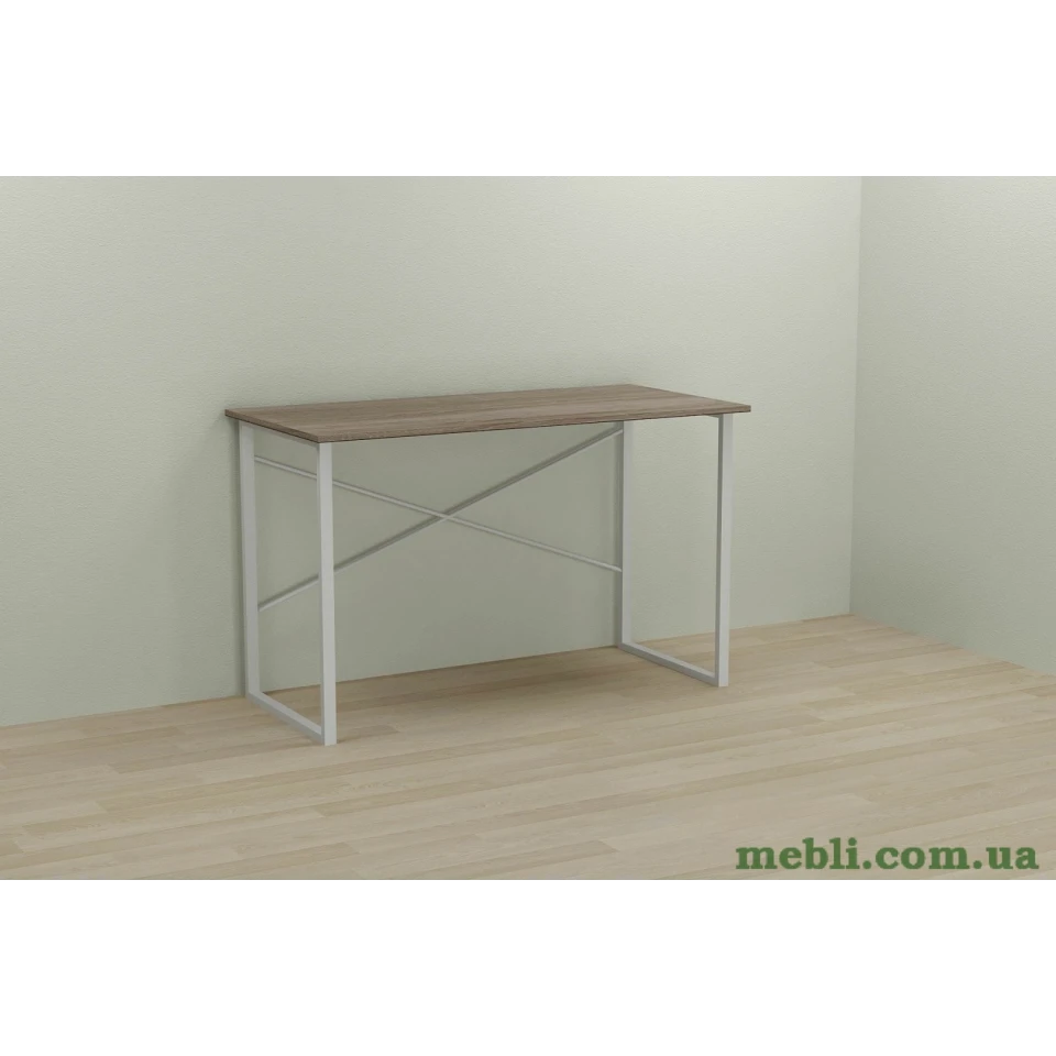 Комп'ютерний стіл Ferrum-decor Дейв 75x100x70 білий ДСП Дуб Сонома Труфель 16мм