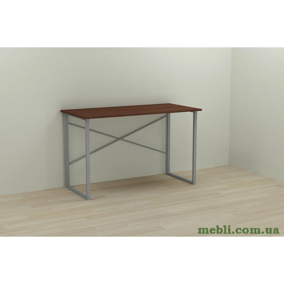 Комп'ютерний стіл Ferrum-decor Дейв 75x100x70 сірий ДСП Венге 16мм