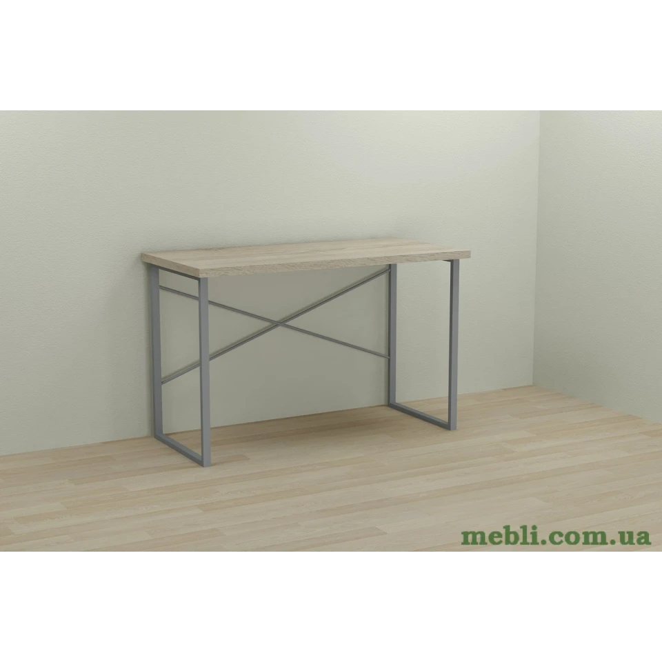 Комп'ютерний стіл Ferrum-decor Дейв 75x100x70 сірий ДСП Дуб Сонома 32мм