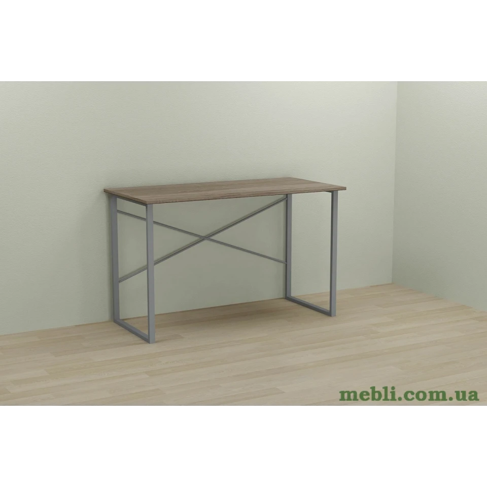 Комп'ютерний стіл Ferrum-decor Дейв 75x100x70 сірий ДСП Дуб Сонома Труфель 16мм