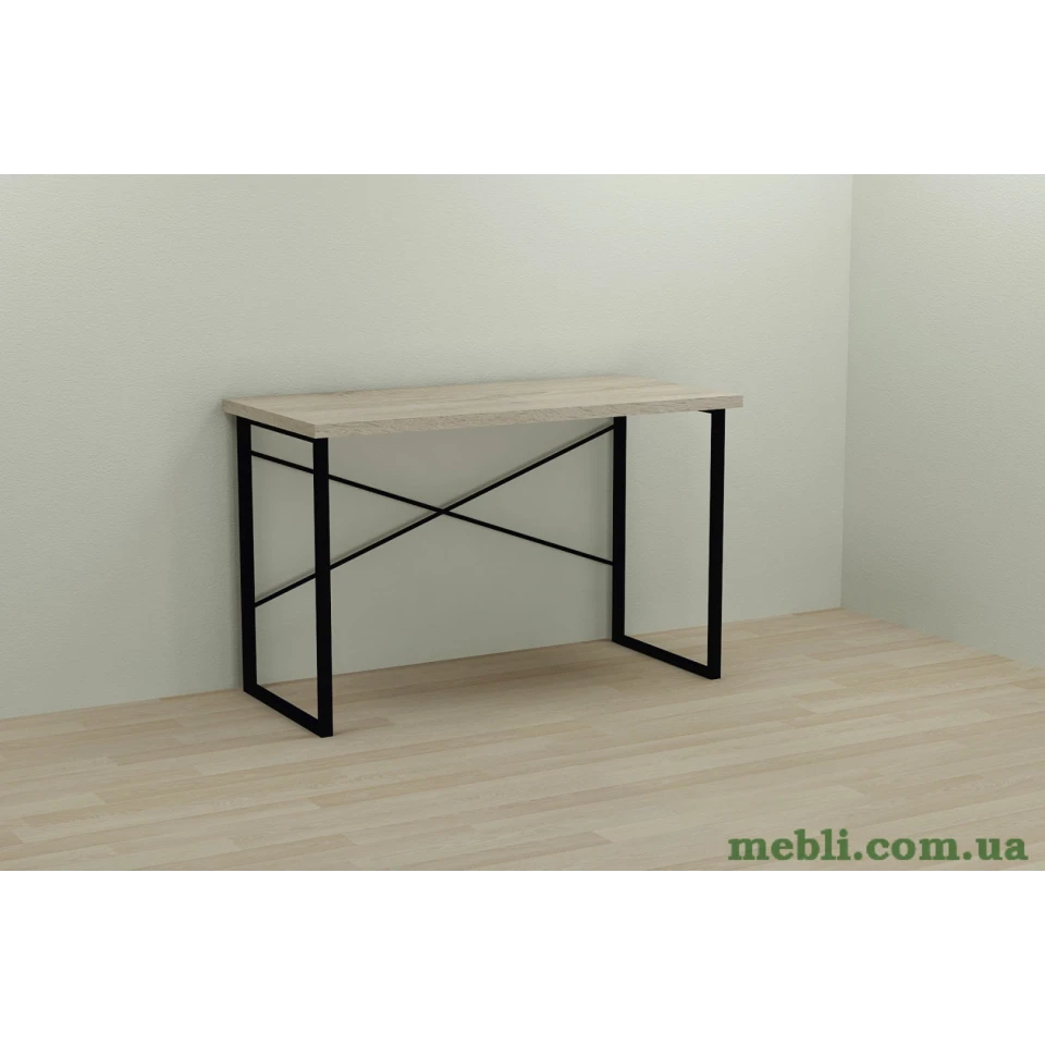 Комп'ютерний стіл Ferrum-decor Дейв 75x100x70 чорний ДСП Дуб Сонома 32мм