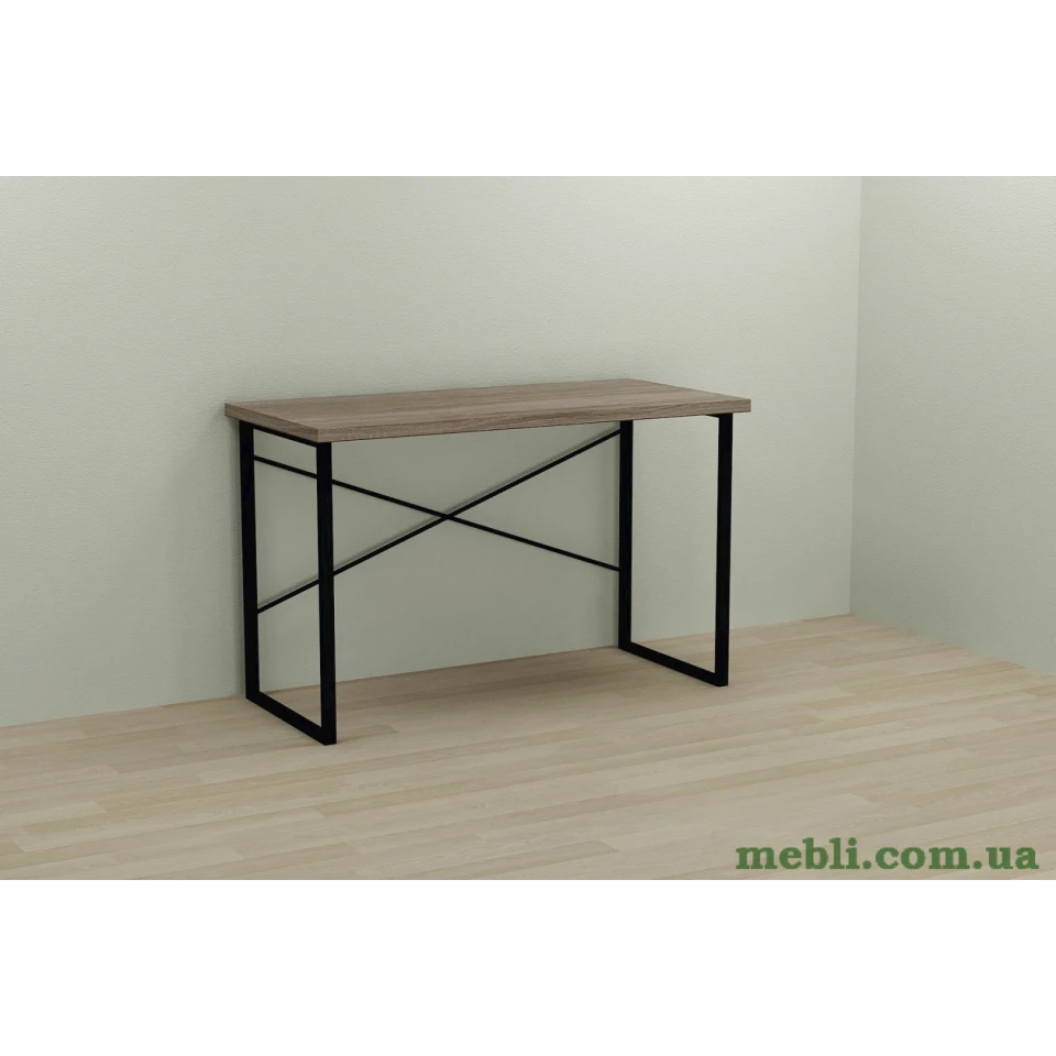 Комп'ютерний стіл Ferrum-decor Дейв 75x100x70 чорний ДСП Дуб Сонома Труфель 32мм