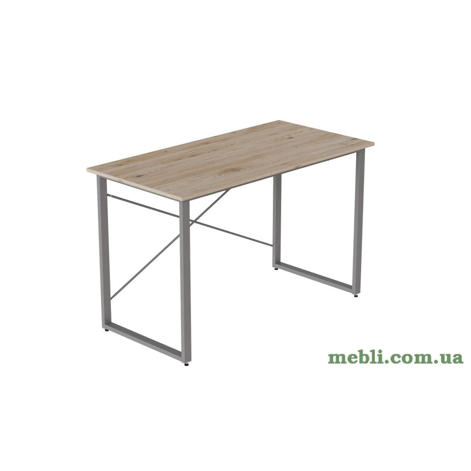 Комп'ютерний стіл Ferrum-decor Дейв 75x120x60 сірий ДСП Дуб Артізан 32мм