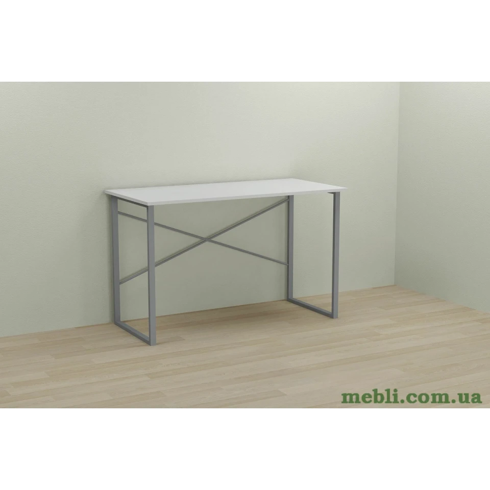 Комп'ютерний стіл Ferrum-decor Дейв 75x120x70 сірий ДСП Білий 16мм