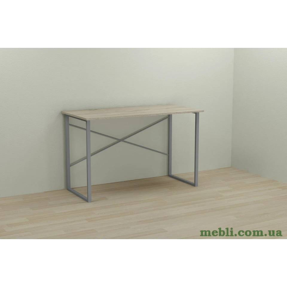 Комп'ютерний стіл Ferrum-decor Дейв 75x120x70 сірий ДСП Дуб Сонома 16мм