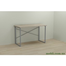 Комп'ютерний стіл Ferrum-decor Дейв 75x120x70 сірий ДСП Дуб Сонома 32мм